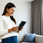 IoT 기기로 가정 내 건강 관리 시스템 구축 - Home Air Quality**

"A brightly lit, modern Italian apartment living room. A woman in her 30s, fully...